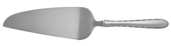 Silver Flutes (Sterling, 1941, No Monograms) Pie and Cake Server with Stainless Blade HC
