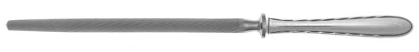 Silver Flutes (Sterling, 1941, No Monograms) Sharpener Knife with Steel Rod HC