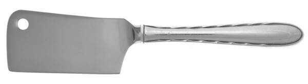 Silver Flutes (Sterling, 1941, No Monograms) Cheese Cleaver with Stainless Blade HC