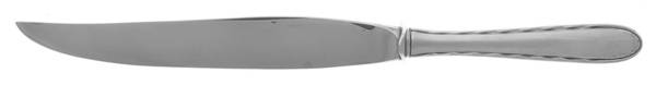Silver Flutes (Sterling, 1941, No Monograms) Small Carving Knife Stainless Blade W/Sterling Gua