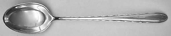 Silver Flutes (Sterling, 1941, No Monograms) Relish Spoon