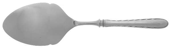 Silver Flutes (Sterling, 1941, No Monograms) Pastry Server with Stainless Blade