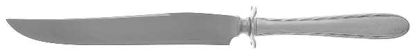 Silver Flutes (Sterling, 1941, No Monograms) Small Carving Knife W/Sterling Guard