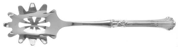 Silver Plumes (Sterling, 1939, No Monograms) Pasta Server with Stainless Bowl