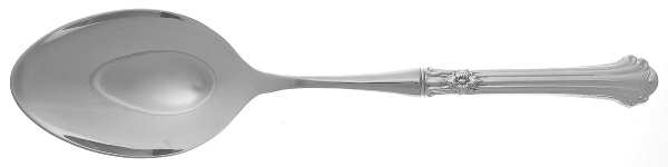 Silver Plumes (Sterling, 1939, No Monograms) Dressing Spoon with Stainless Bowl