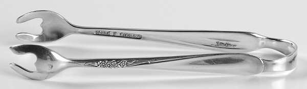 Silver Spray (Sterling, 1956) Sugar Tongs