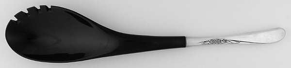 Silver Spray (Sterling, 1956) Salad Serving Fork with Plastic Prongs