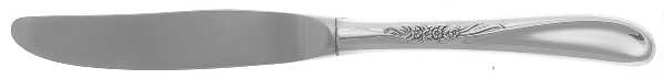 Silver Spray (Sterling, 1956) Modern Hollow Butter Spreader (Stainless) by Towle Silver