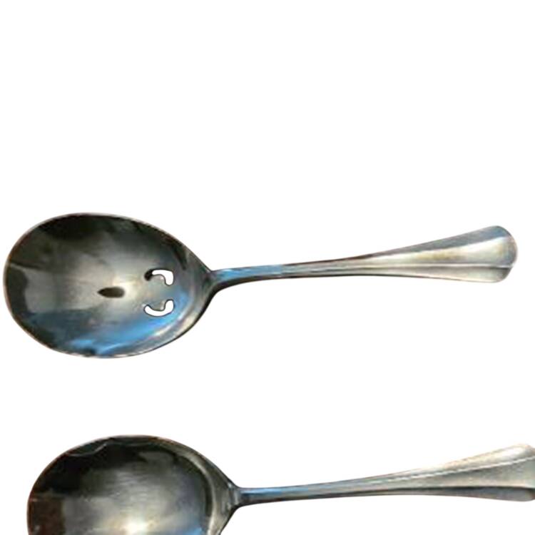 Smithville (Stainless) Pierced Solid Serving Spoon