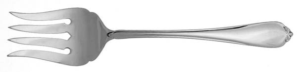 Snowflake (Stainless) Medium Solid Cold Meat Serving Fork