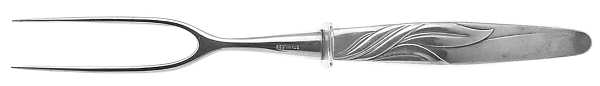 Southwind (Sterlng, 1952) Small Steak Carving Fork with Stainless Prongs