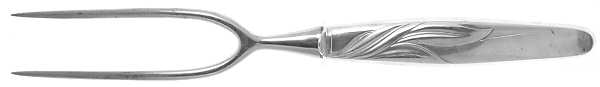 Southwind (Sterlng, 1952) Large Stainless-Prong Roast Carving Fork