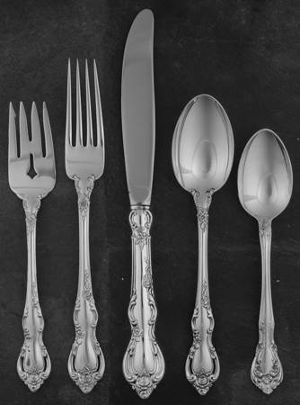 Spanish Provincial (Sterling, 1967) 5 Piece Place Size Setting by Towle Silver