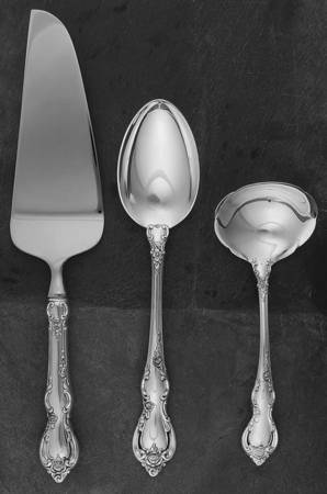 Spanish Provincial (Sterling, 1967) 3 Piece Completer Set by Towle Silver