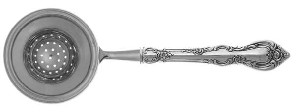 Spanish Provincial (Sterling, 1967) Tea Strainer Overcup Serving-Stainless Bowl HC