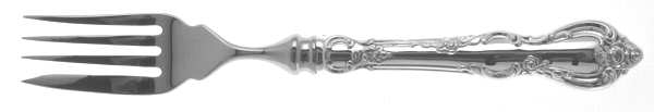 Spanish Provincial (Sterling, 1967) Individual Hollow Fish Fork, Stainless Tines