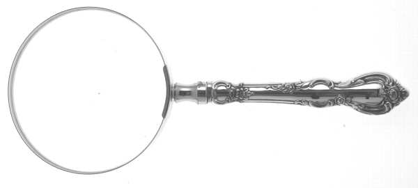 Spanish Provincial (Sterling, 1967) Large Magnifying Glass with Sterling Handle