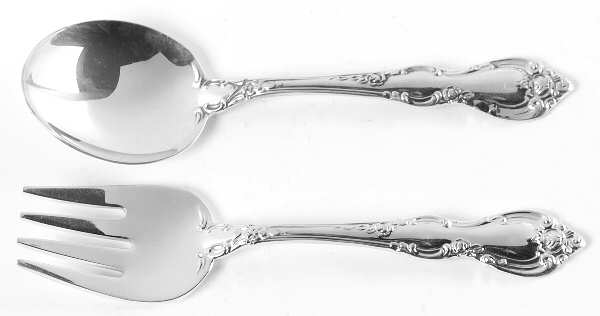 Spanish Provincial (Sterling, 1967) 2 Pc Baby Set (BF, BS) by Towle Silver