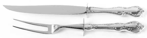 Spanish Provincial (Sterling, 1967) Small Stainless Blade 2-Piece Steak Carving Set
