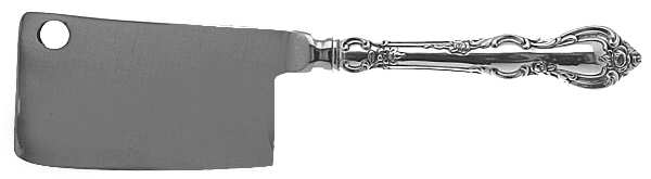 Spanish Provincial (Sterling, 1967) Cheese Cleaver with Stainless Blade