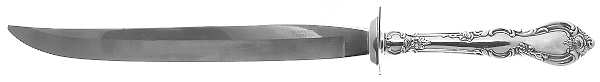 Spanish Provincial (Sterling, 1967) Large Stainless Blade Roast Carving Knife