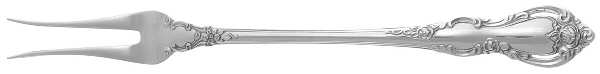 Spanish Provincial (Sterling, 1967) Short Handle Pickle/Olive Fork by Towle Silver