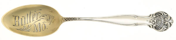 Stuart (Sterling, 1880) Souvenir Spoon (Five O'Clock Spoon)