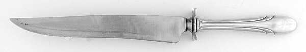 Symphony (Sterling, 1931, No Monograms) Small Carving Knife Stainless Blade W/Sterling Gua