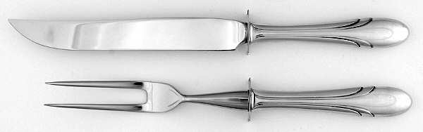 Symphony (Sterling, 1931, No Monograms) Small Stainless Blade 2-Piece Steak Carving Set
