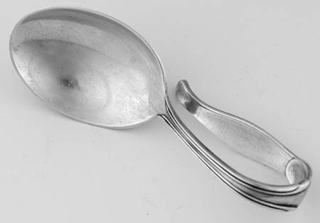 Symphony (Sterling, 1931, No Monograms) Curved Handle Baby Spoon