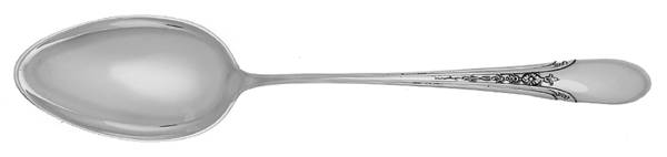 Symphony-Chased (Sterling, 1934) Dessert/Oval Soup Spoon