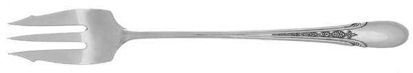 Symphony-Chased (Sterling, 1934) Short Handle Pickle/Olive Fork