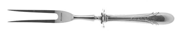 Symphony-Chased (Sterling, 1934) Small Steak Carving Fork with Stainless Prongs
