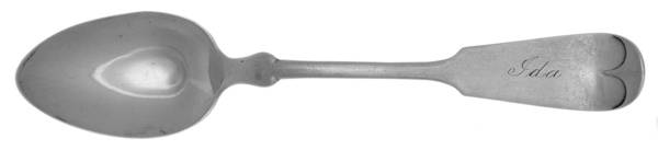 Tipped (Sterling, 1880) Five O'Clock Spoon