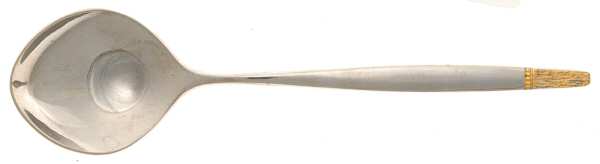 Touch of Gold (Stainless, Gold Accent) Sugar Spoon