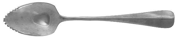 Trent (Stainless) Fruit/Orange Spoon Individual, Serrated Bowl HC
