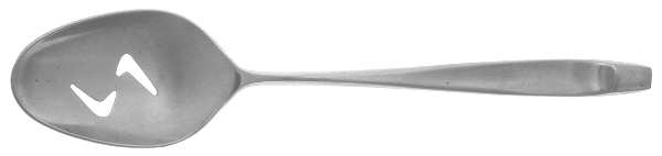 TWS10 (STAINLESS) Pierced Tablespoon (Serving Spoon)