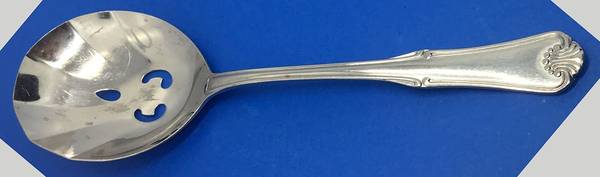 TWS100 (STAINLESS) Pierced Solid Serving Spoon