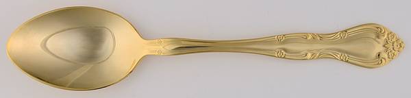 TWS118 (GOLD ELECTROPLATE) Tablespoon (Serving Spoon)