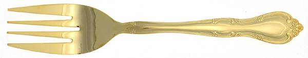 TWS118 (GOLD ELECTROPLATE) Individual Salad Fork