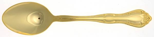TWS118 (GOLD ELECTROPLATE) Place/Oval Soup Spoon