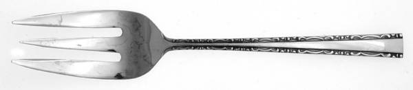 TWS120 (STAINLESS) Medium Solid Cold Meat Serving Fork