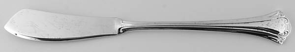 TWS129 (SILVERPLATE) Flat Handle Master Butter Knife