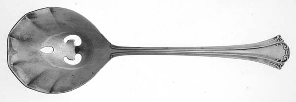 TWS129 (SILVERPLATE) Pierced Tablespoon (Serving Spoon)