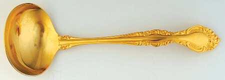 Chablis (Gold Electroplate) Solid Gravy Ladle