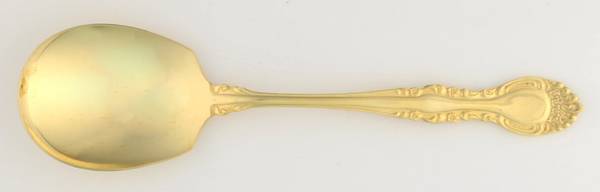 Chablis (Gold Electroplate) Solid Smooth Casserole Spoon