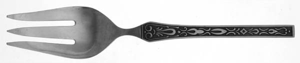 TWS131 (STAINLESS) Medium Solid Cold Meat Serving Fork