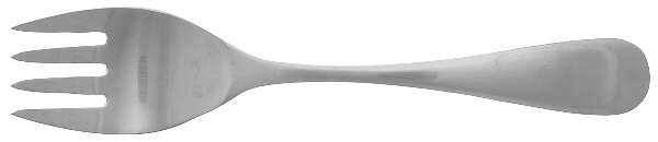 TWS144 (STAINLESS) Medium Solid Cold Meat Serving Fork