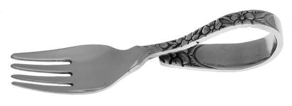 TWS153 Baby Fork with Curved Handle HC