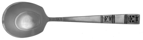 TWS74 (STAINLESS) Solid Smooth Casserole Spoon